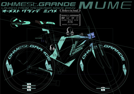 オーメストグランデ ohmestgrande パーカー Bianchi